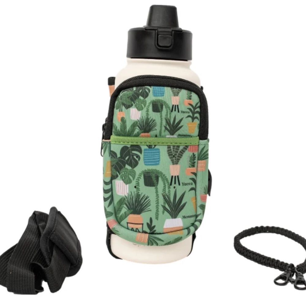 Juggy Hydropouch “Plant Lover” Water Bottle Sling NWOT - Picture 4 of 8